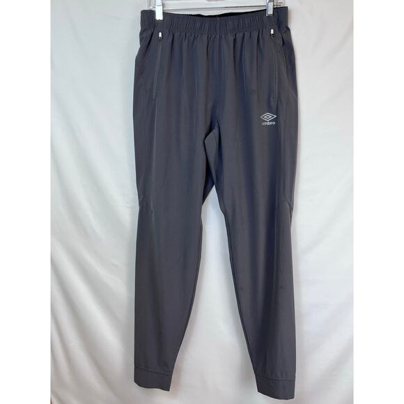 Umbro Men's Gray Athletic Athleisure Joggers Size Medium Comfortable Fit Casual - Picture 1 of 9